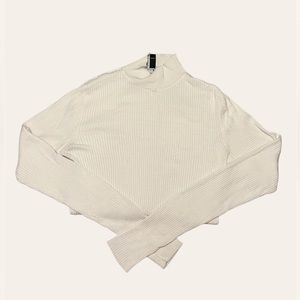 Large Mock Neck Long Sleeve Shirt